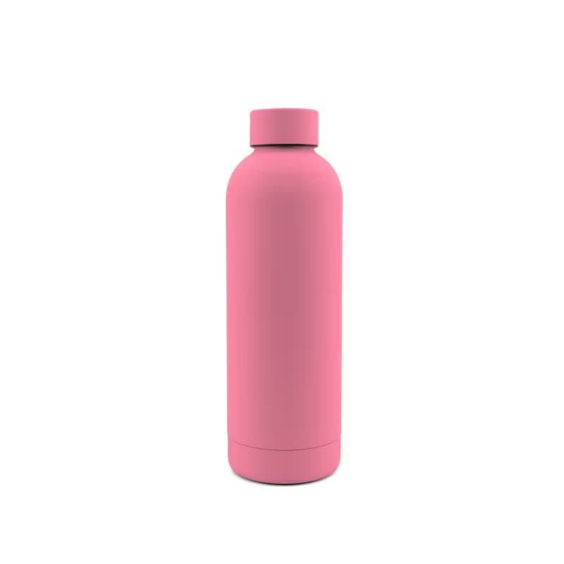 冷熱保溫瓶 隨行杯-蜜桃粉  (500ml)