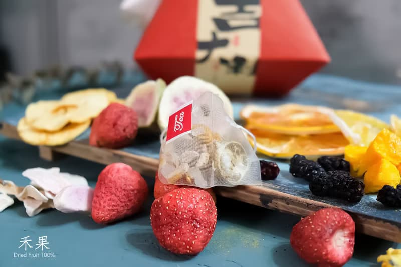 【禾果】新年禮盒-大吉大利金字塔果乾禮盒-燈會提盒