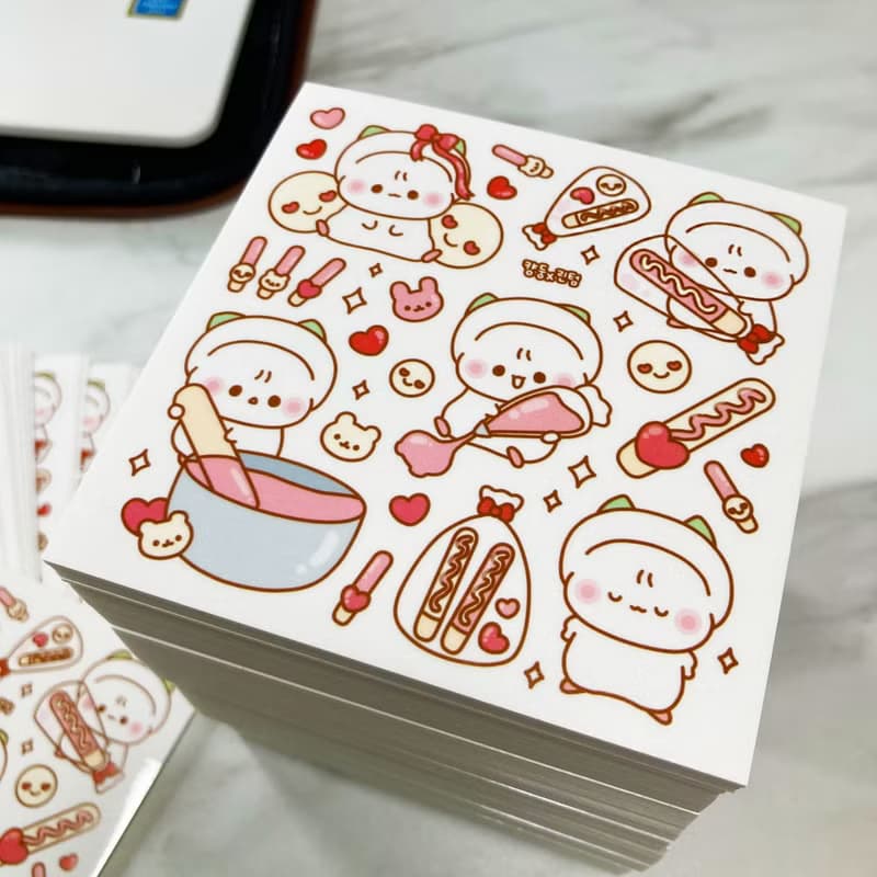 Porong's Chocolate stick Day - Korean Cute Diary Stickers (lintam)
