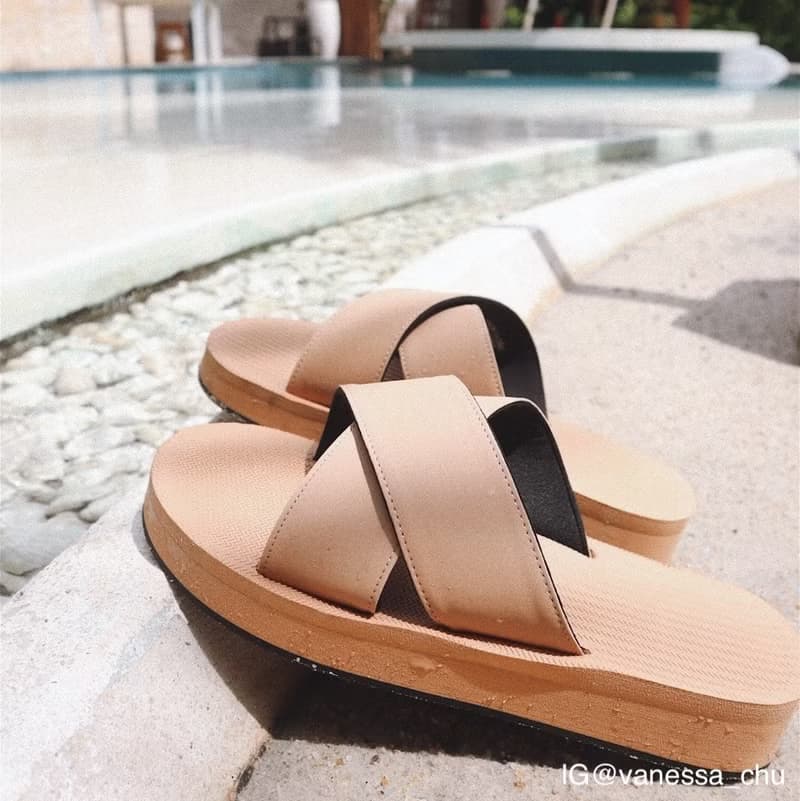 indosole CROSS Platform 環保拖鞋 沙漠棕 女