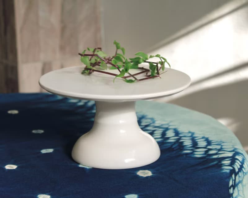 【日常瓷器】白瓷高腳平盤/6吋蛋糕盤/高腳壺承