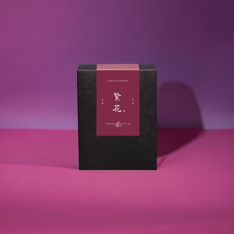 【 繁花 玫瑰紅茶茶包 】屏東農場窨香玫瑰紅 (8包) 臺灣三角茶包