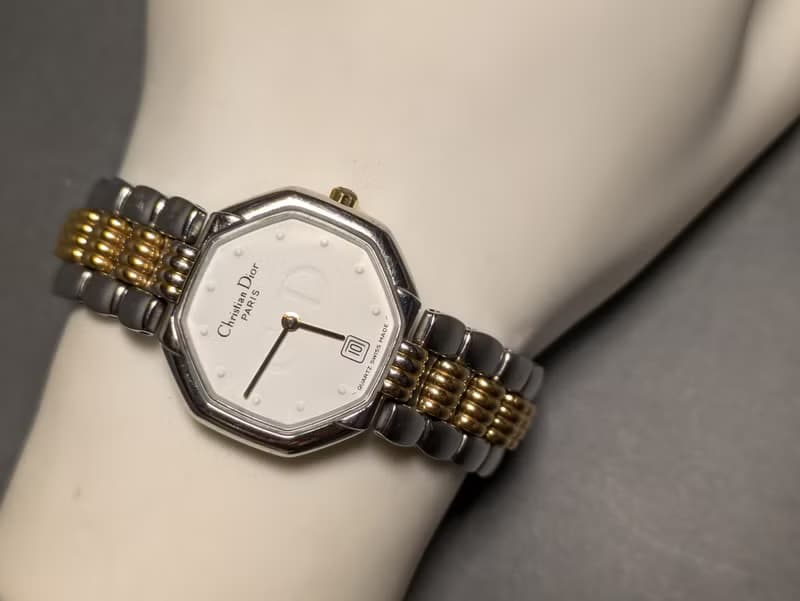 DIOR vintage quartz watch 中古石英錶