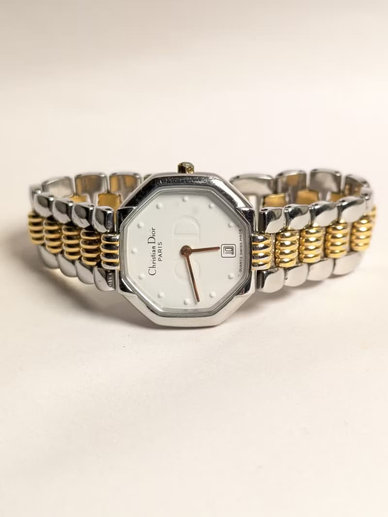 DIOR vintage quartz watch 中古石英錶