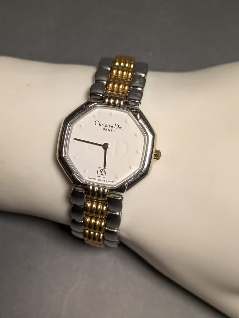 DIOR vintage quartz watch 中古石英錶