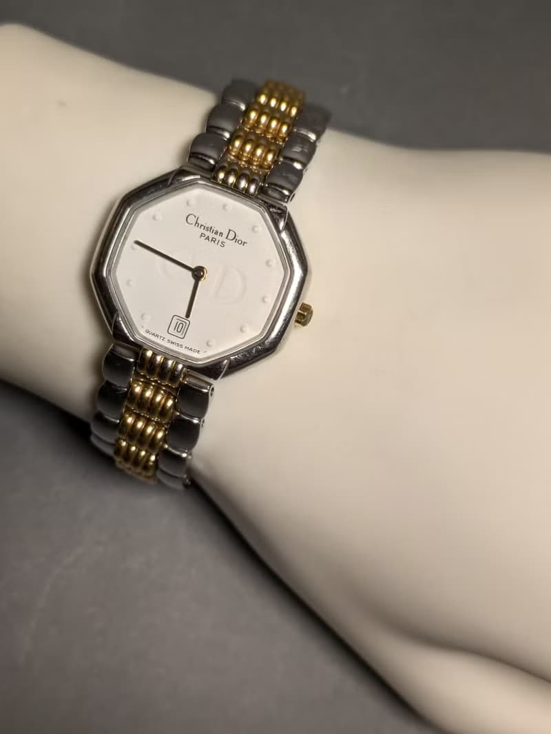 DIOR vintage quartz watch 中古石英錶
