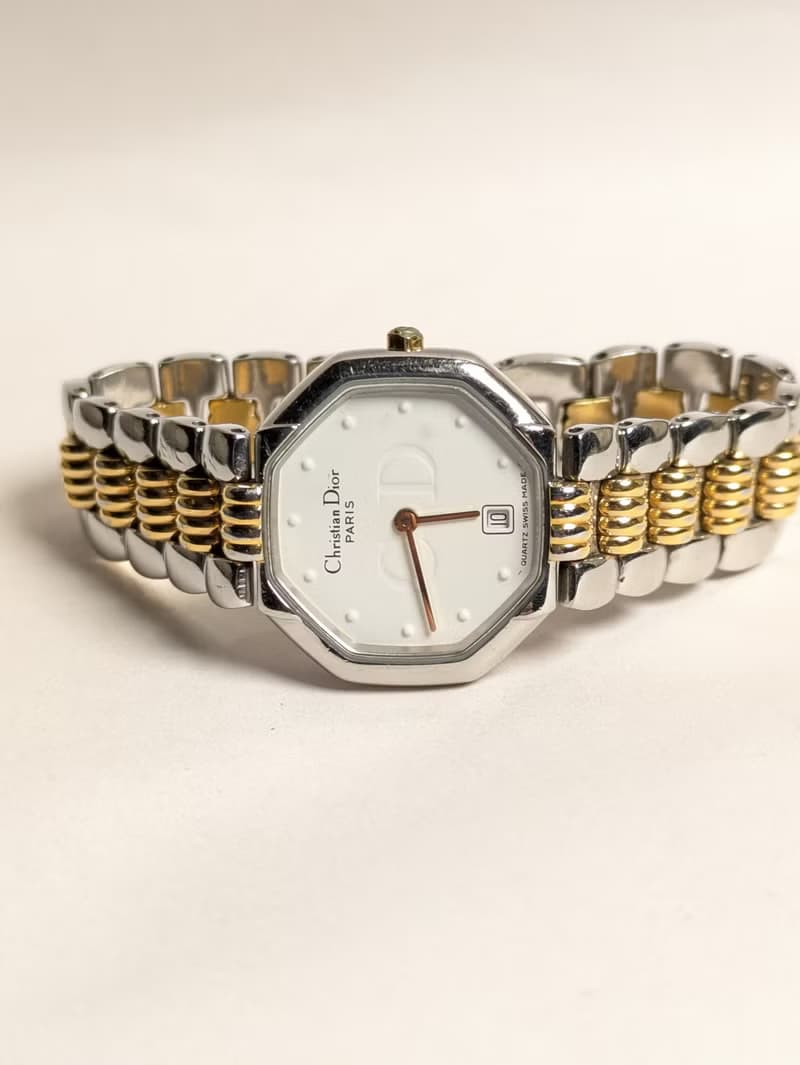 DIOR vintage quartz watch 中古石英錶