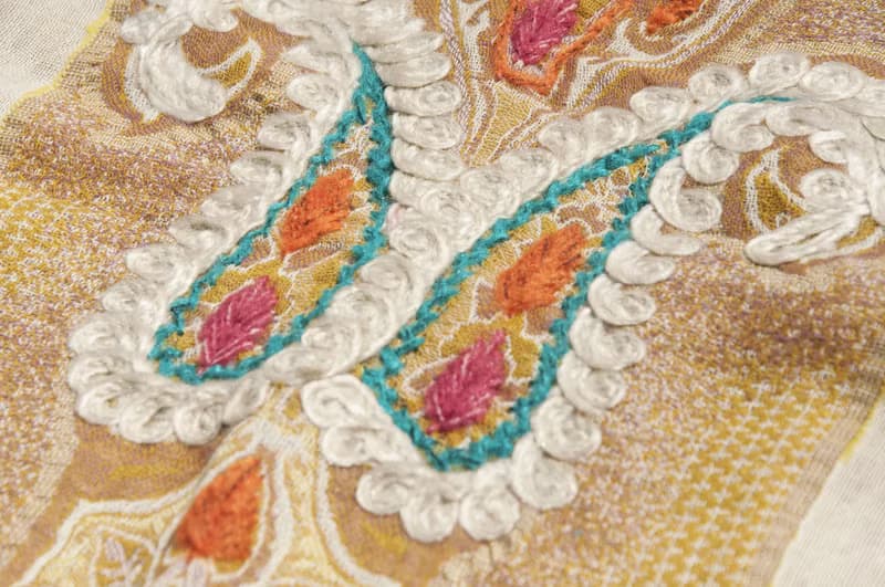 羊絨毛毯 水煮羊毛披肩/針織圍巾/刺繡圍巾/羊絨披巾/喀什米爾Cashmere 聖誕節禮物 交換禮物 母親節 父親節-花