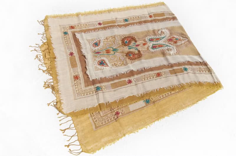 羊絨毛毯 水煮羊毛披肩/針織圍巾/刺繡圍巾/羊絨披巾/喀什米爾Cashmere 聖誕節禮物 交換禮物 母親節 父親節-花