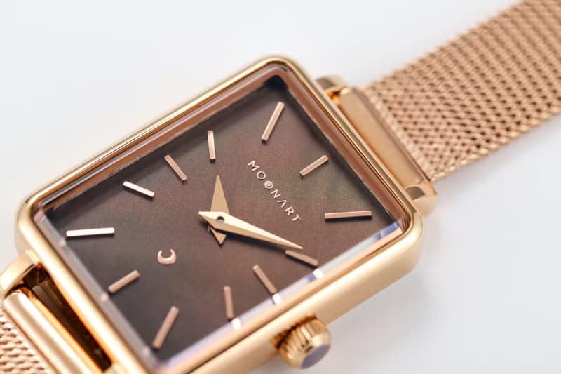 【MOONART】方型手錶 藝月系列-雅致 女裝手錶 珍珠貝藝術手錶