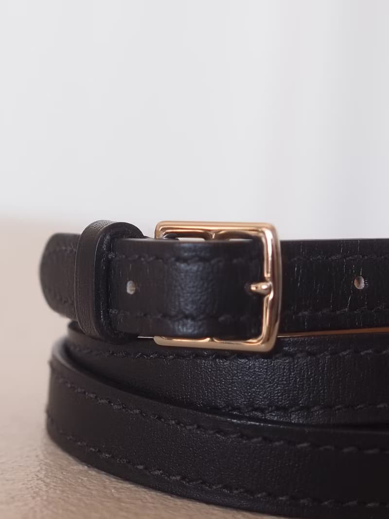 HERMES エスメス エトリヴィエール ブレスレット マルジェラ ブラック レザー シルバー ヴィンテージ