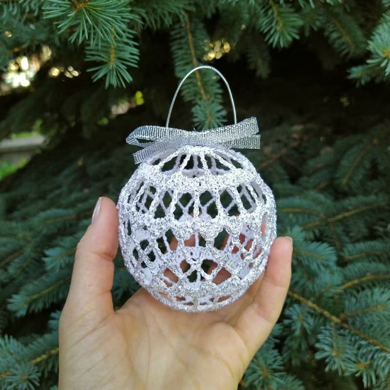 Christmas ball ornaments for tree decorations, Christmas baubles set Gift box