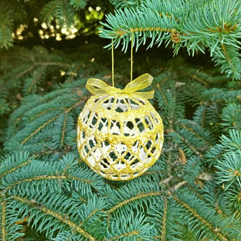 Christmas ball ornaments for tree decorations, Christmas baubles set Gift box