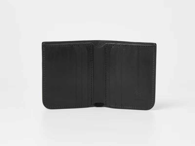 淵雀南北短夾 NS Wallet / 黑色 Black