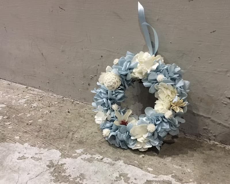 夏日海洋永生花圈- 不凋花 永生花 居家擺飾 婚禮小物
