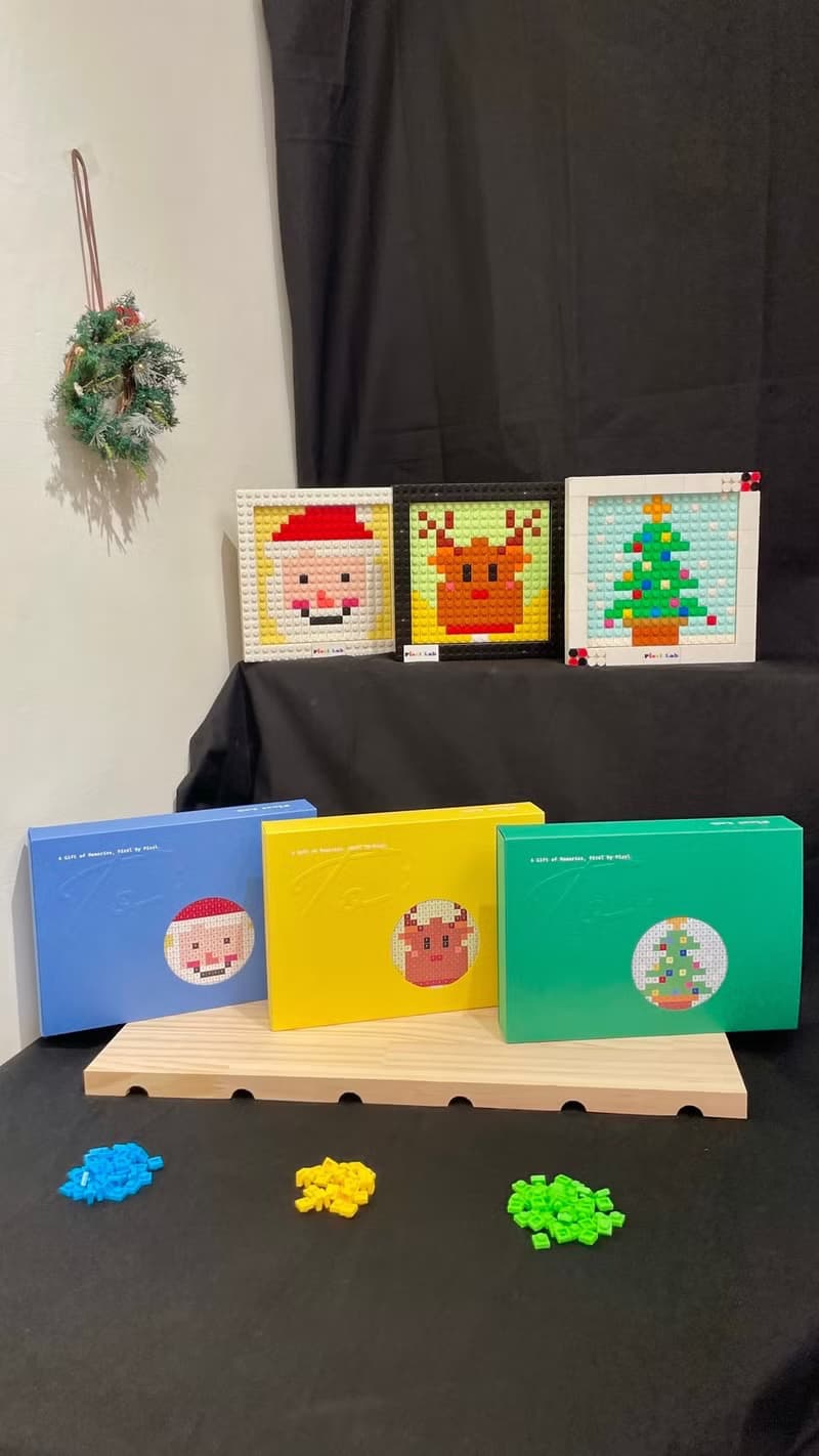 【聖誕拼圖 交換禮物】聖誕系列 16X16 DIY套裝-聖誕老公公