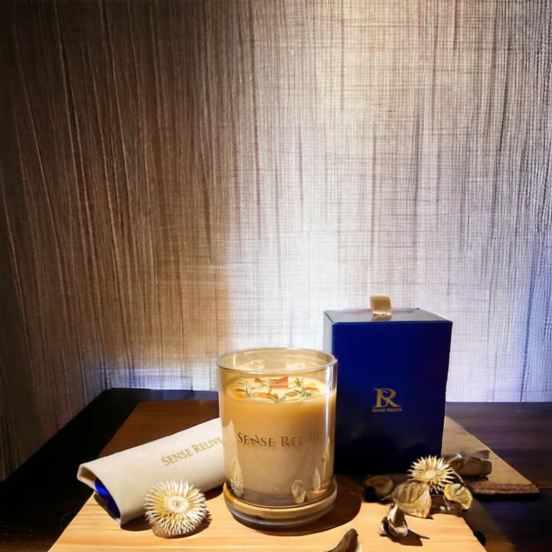 琥珀雪松香氛蠟燭