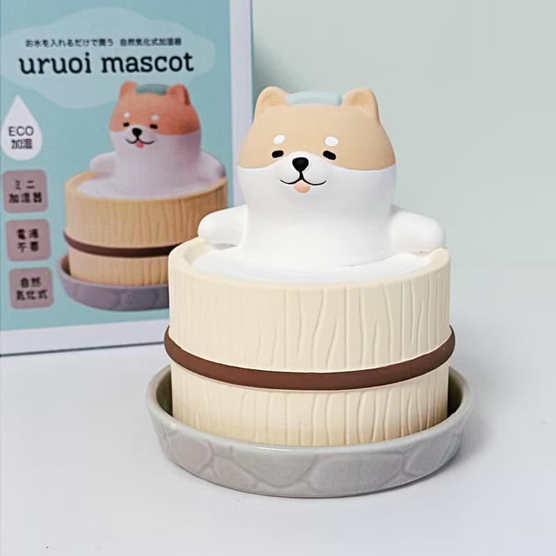 日本Decole 自然氣化加濕器 - 快樂風呂桶