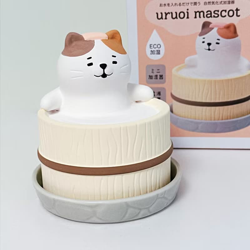 日本Decole 自然氣化加濕器 - 快樂風呂桶