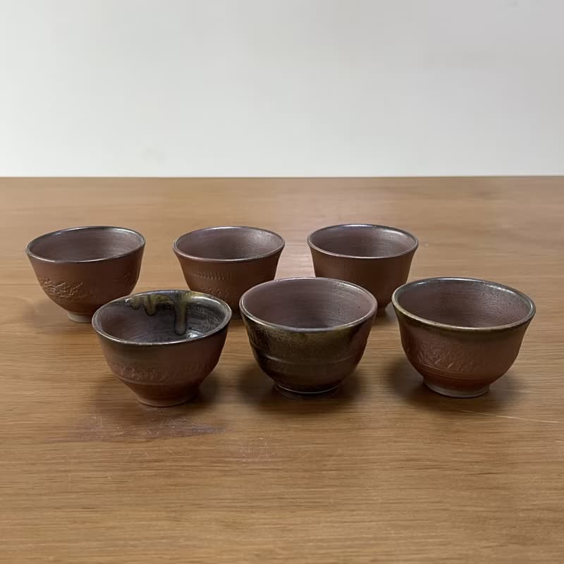 柴燒陶手作 時光之輪茶杯