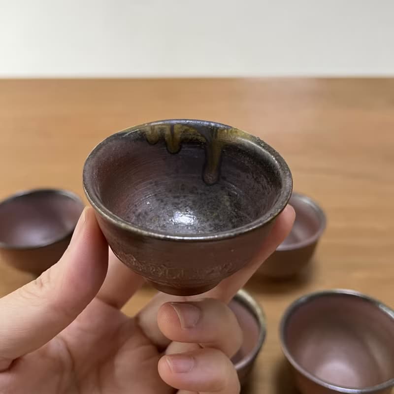柴燒陶手作 時光之輪茶杯