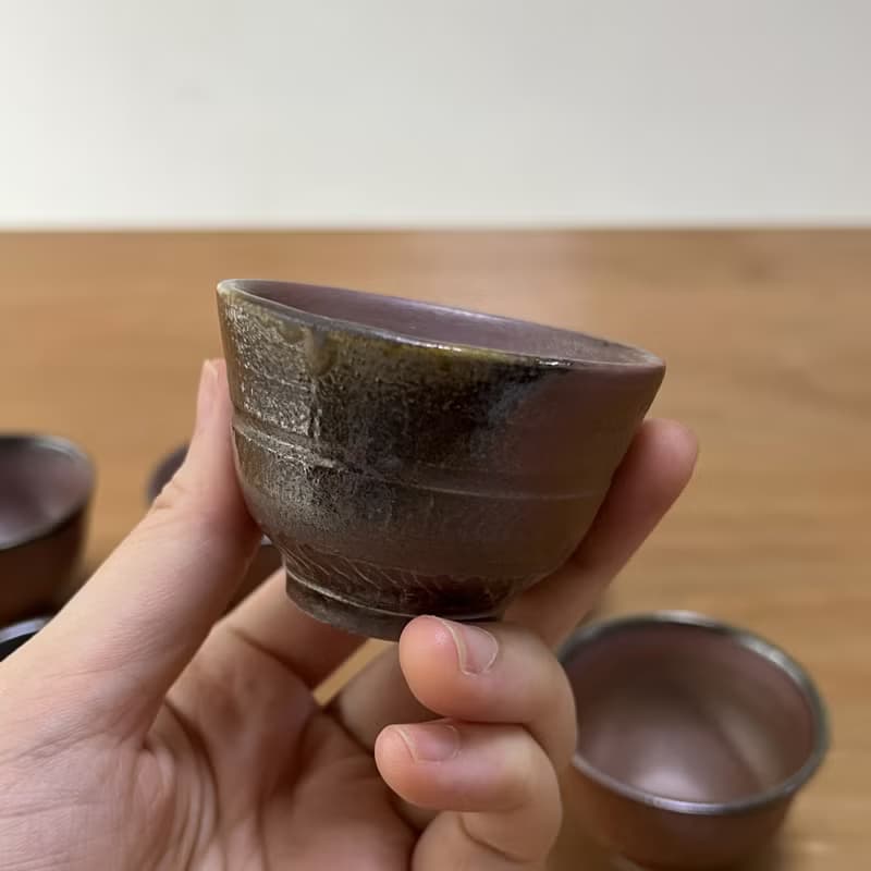 柴燒陶手作 時光之輪茶杯