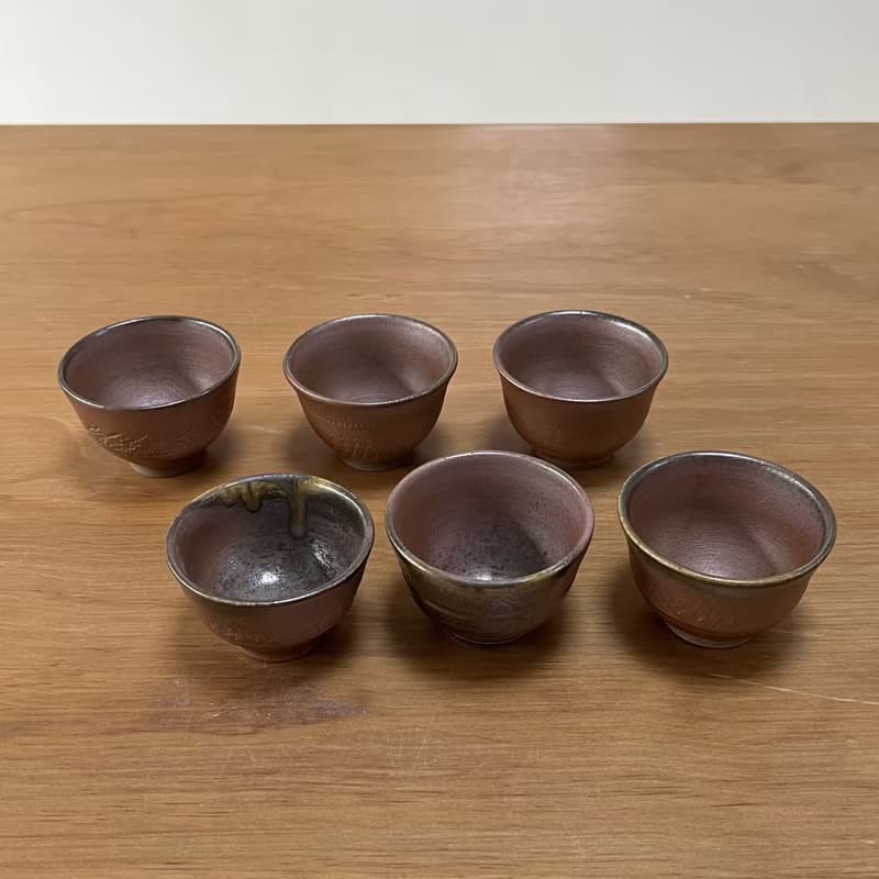 柴燒陶手作 時光之輪茶杯