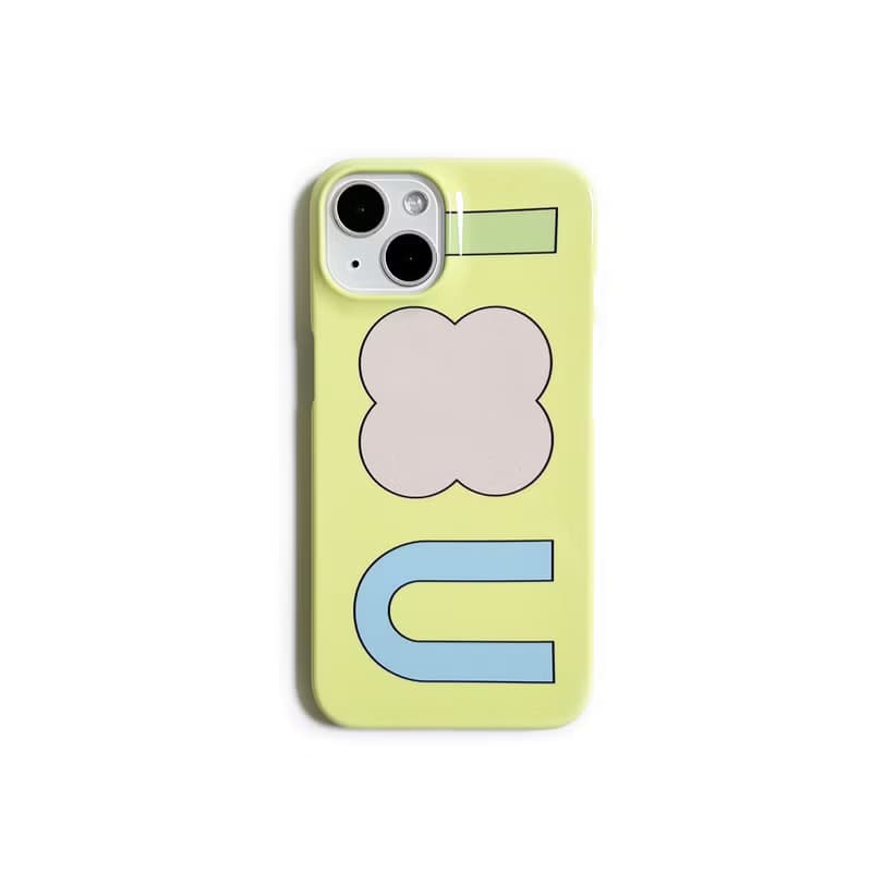 I Clover U iPhone Case (yellow)