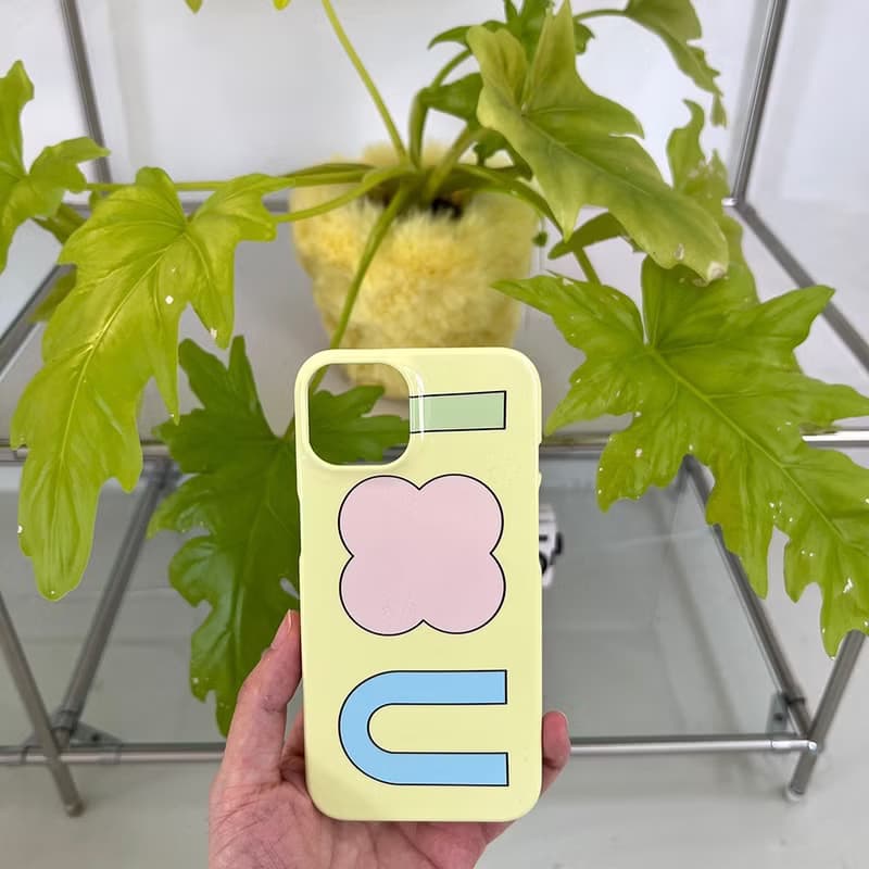 I Clover U iPhone Case (yellow)