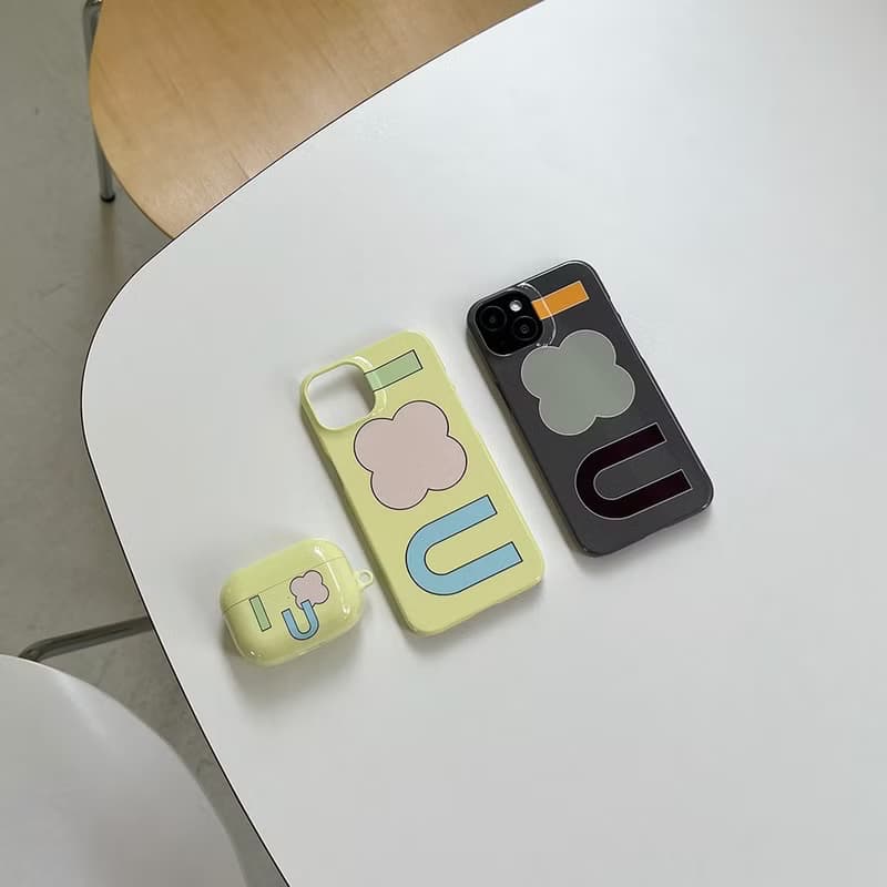 I Clover U iPhone Case (yellow)