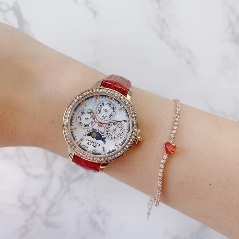 心心閃爍鋯石手鏈