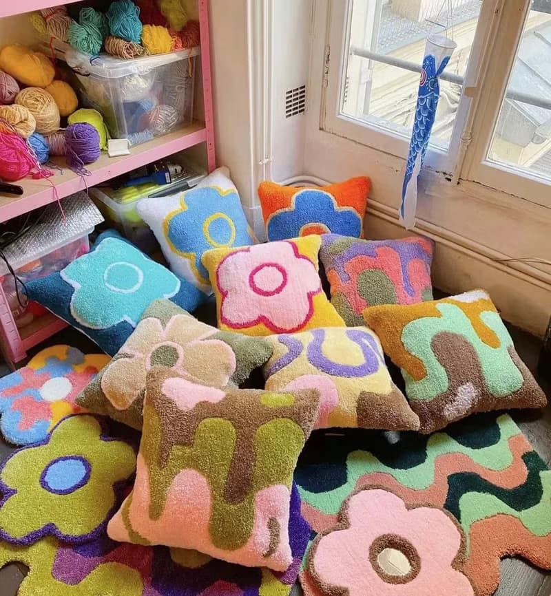 【體驗】宜蘭半日遊 手作體驗毛絨抱枕(40*40cm)Tufting 簇絨