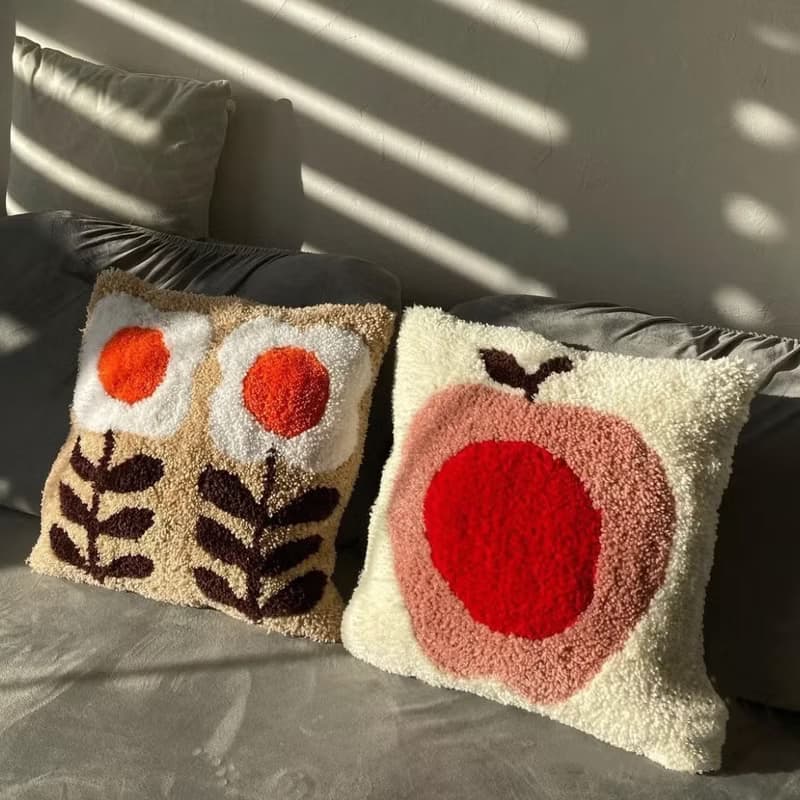 【體驗】宜蘭半日遊 手作體驗毛絨抱枕(40*40cm)Tufting 簇絨