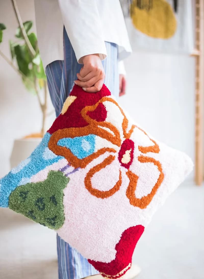 【體驗】宜蘭半日遊 手作體驗毛絨抱枕(40*40cm)Tufting 簇絨