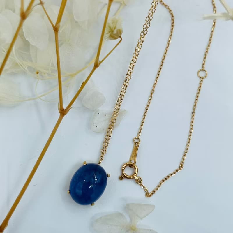 藍領至尊18K金坦桑石項鍊