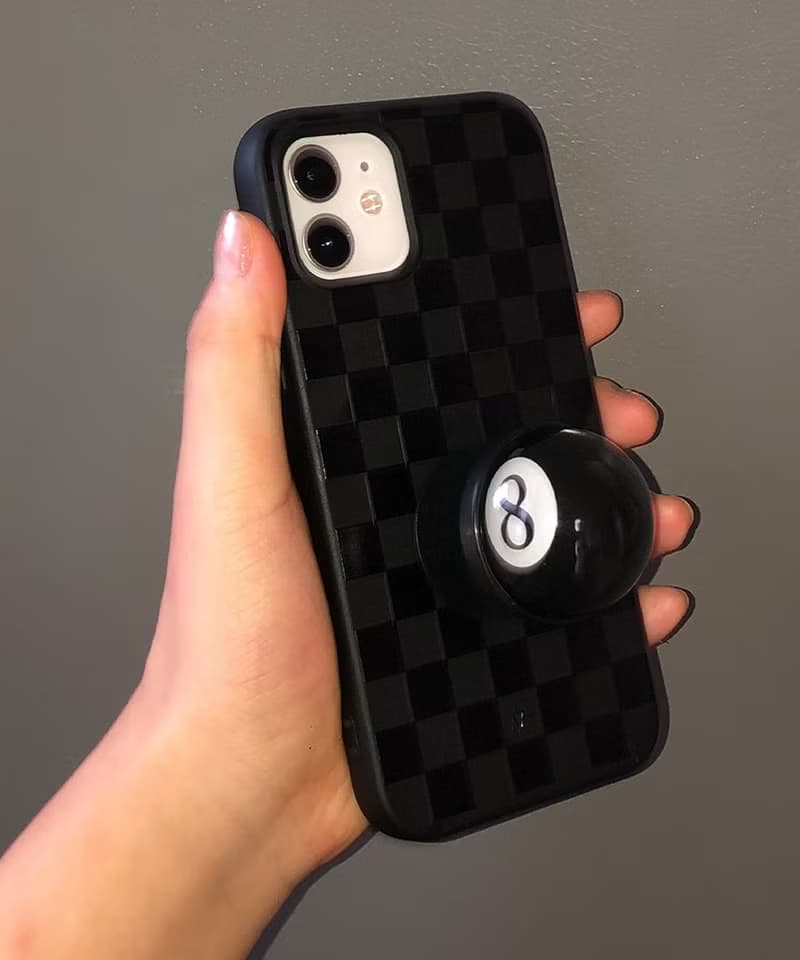 Checkerboard Black Jelly Phonecase