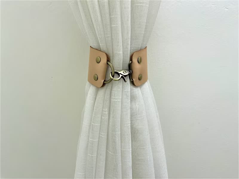 皮革窗簾綁帶//簡約主義//家居裝飾//窗簾//窗簾綁帶
