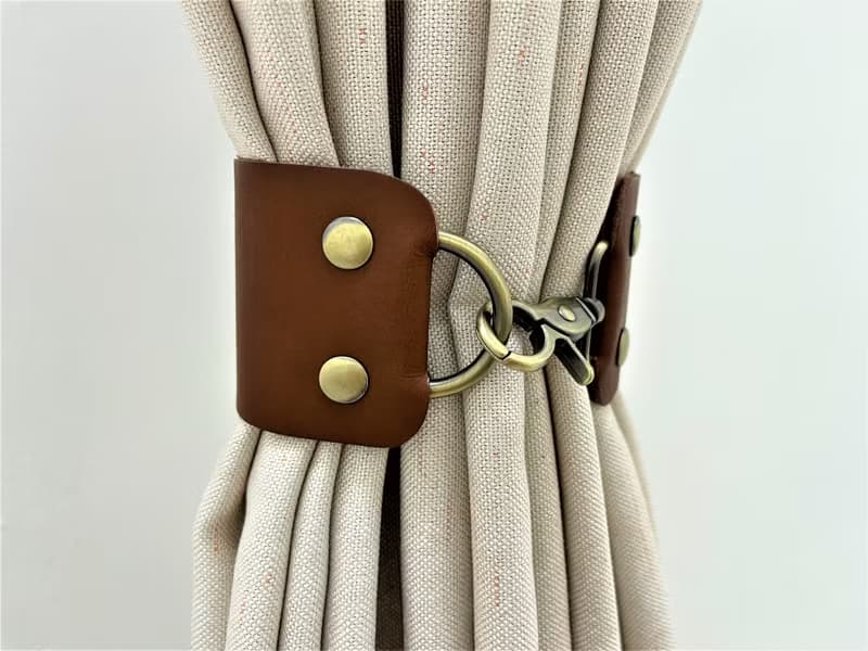 皮革窗簾綁帶//簡約主義//家居裝飾//窗簾//窗簾綁帶