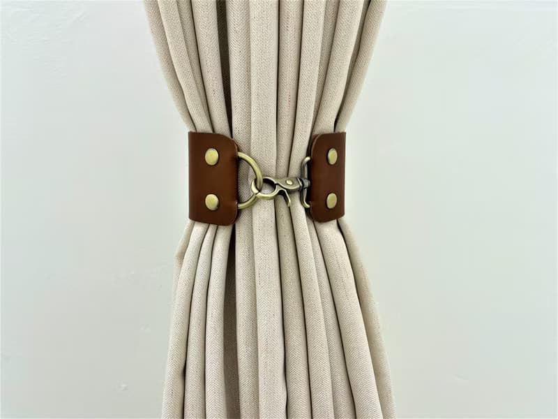 皮革窗簾綁帶//簡約主義//家居裝飾//窗簾//窗簾綁帶