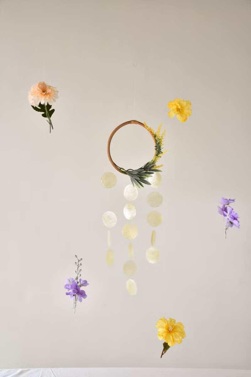 貝殼掛飾 | 維也納花舖(_鼠尾草花束)