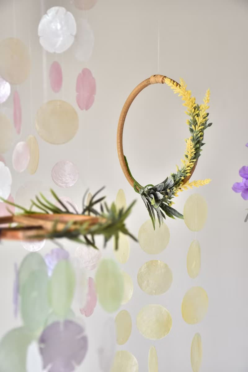 貝殼掛飾 | 維也納花舖(_鼠尾草花束)