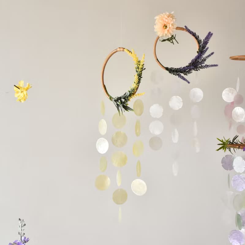 貝殼掛飾 | 維也納花舖(_鼠尾草花束)