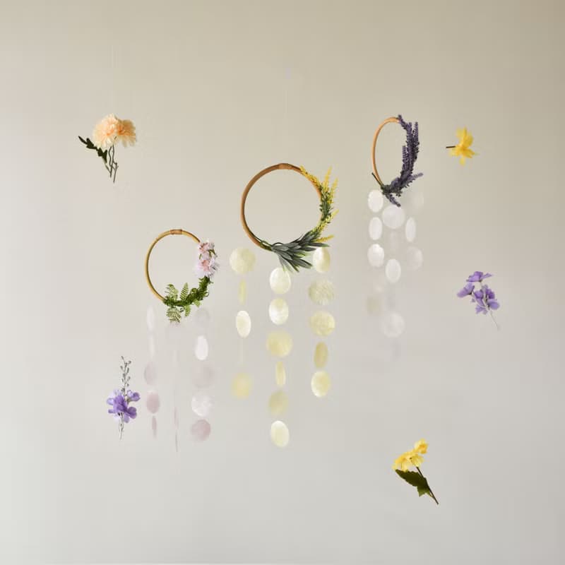 貝殼掛飾 | 維也納花舖(_鼠尾草花束)