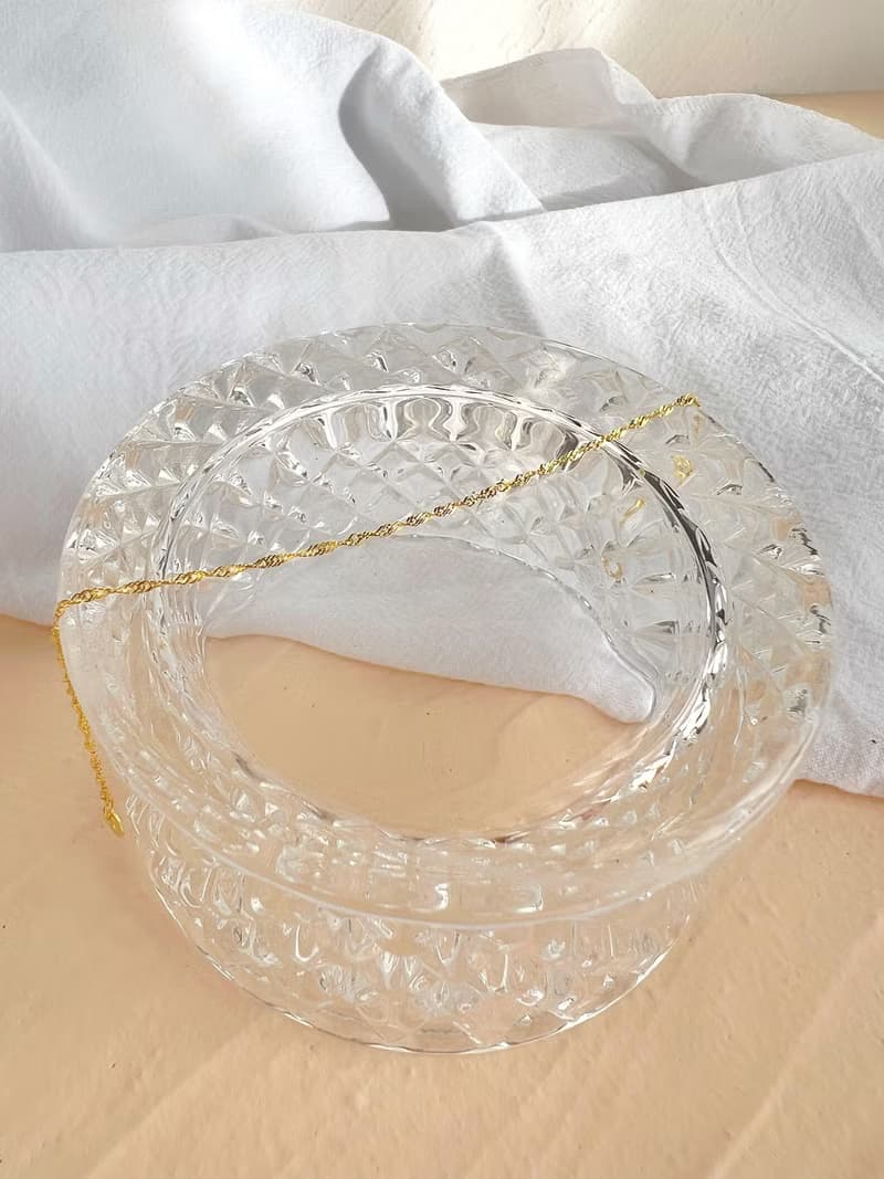 【情人節禮盒】925純銀金色翻轉細手鍊－波光 # 純銀 多層次 超細