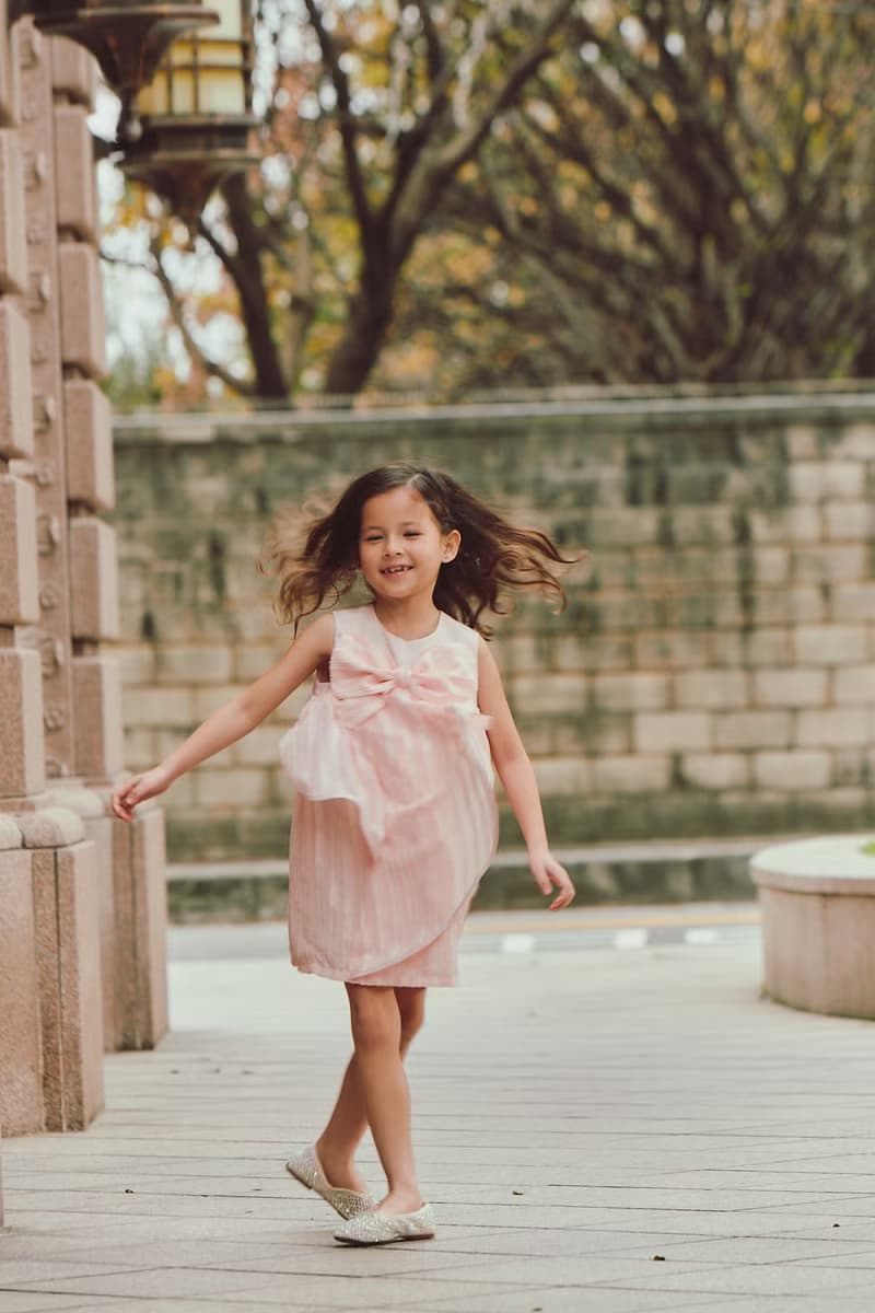 Luxury系列-法式香頌花瓣洋裝(粉)