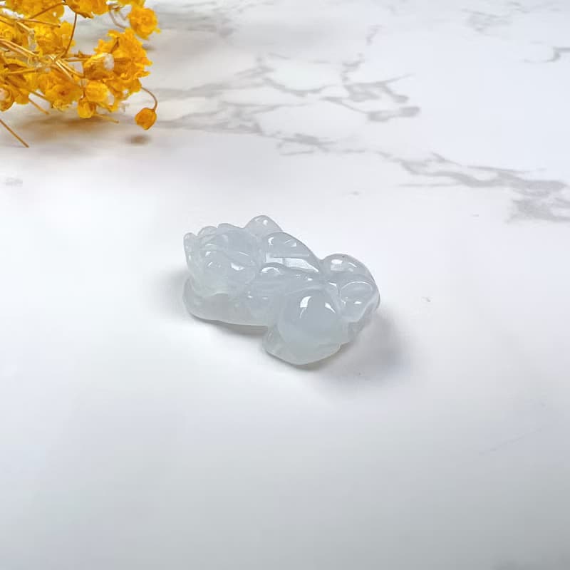 【招財神獸】冰種翡翠貔貅項鍊擺飾 | 天然緬甸玉翡翠A貨 | 送禮