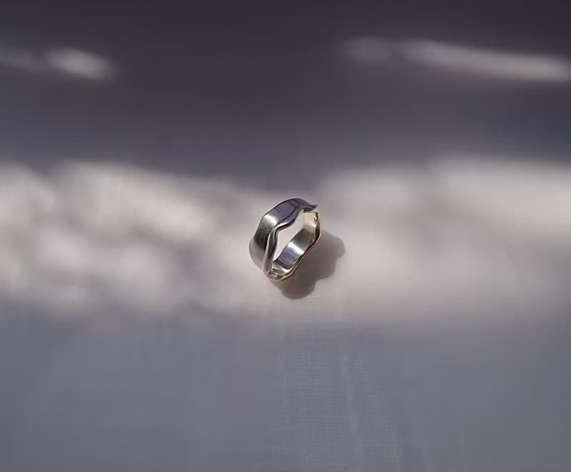 一丈海 純銀戒指 自然系列