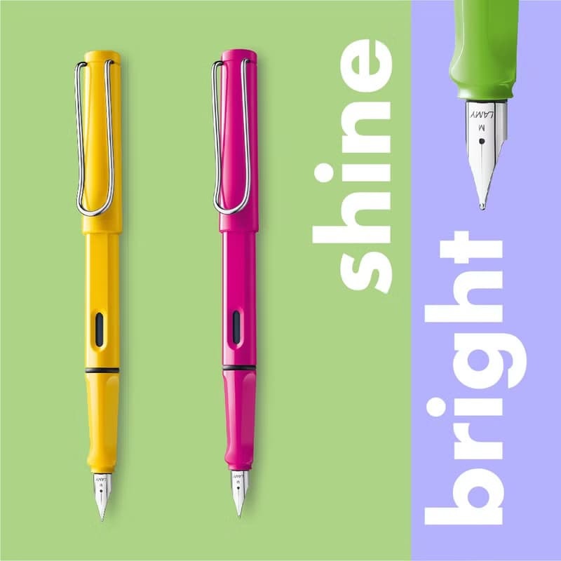 LAMY 七彩鋼筆禮盒 / safari 狩獵者系列 - 亮黑色
