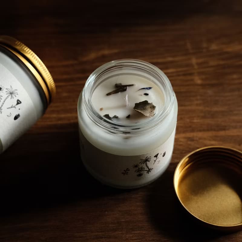 季節限定 | 水晶花草蠟燭  島嶼呢喃