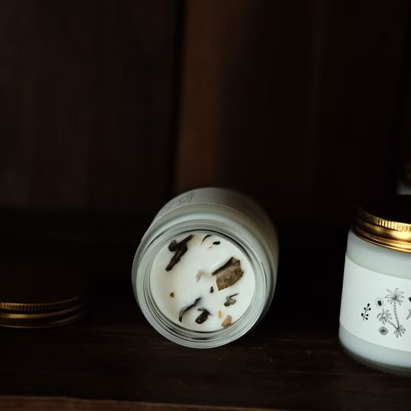 季節限定 | 水晶花草蠟燭  島嶼呢喃